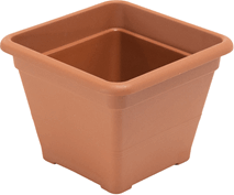 Flair Sydney 61313 20x20cm Szögletes virágcserép - Barna