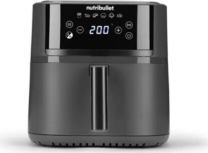 Nutribullet NBA0611DG AirFryer Forrólevegős sütő 8L 2000 Watt - Fekete