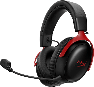 HP HyperX Cloud III S Wireless Gamer Fejhallgató Headset - Fekete/Piros HP HyperX Cloud III S Wireless Gamer Fejhallgató Headset - Fekete/Piros