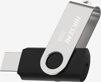 Hiksemi Rotary M200S USB-A 3.0 16GB Pendrive - Ezüst / Fekete