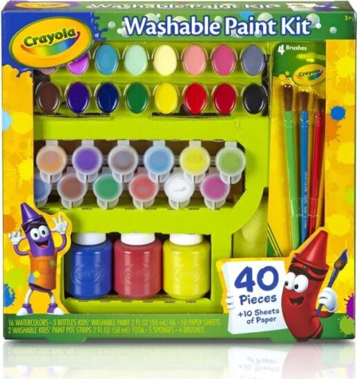 Crayola Kimosható 40 darabos festékszett