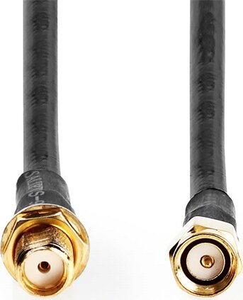 Nedis CSGL02400BK100 SMA apa - SMA anya kábel 10m - Fekete