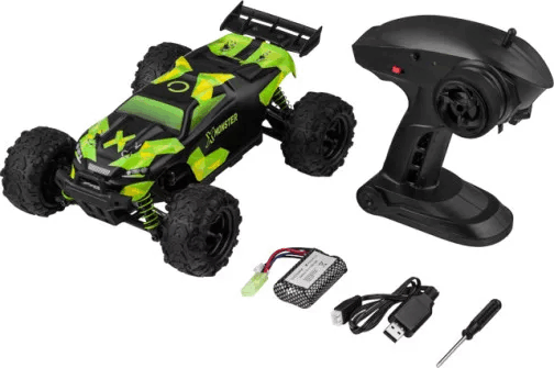 Overmax X Monster 3.0 távirányítós autó - Fekete / Zöld