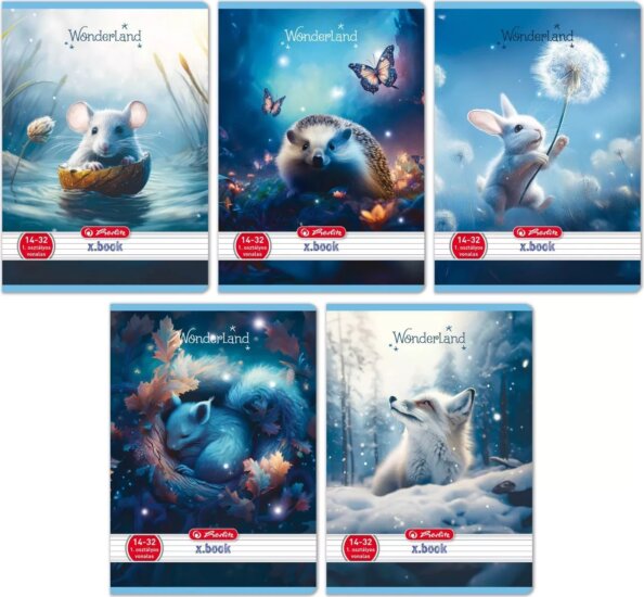 Herlitz Wonderland 1. osztályos A5 vonalas füzet - Többféle
