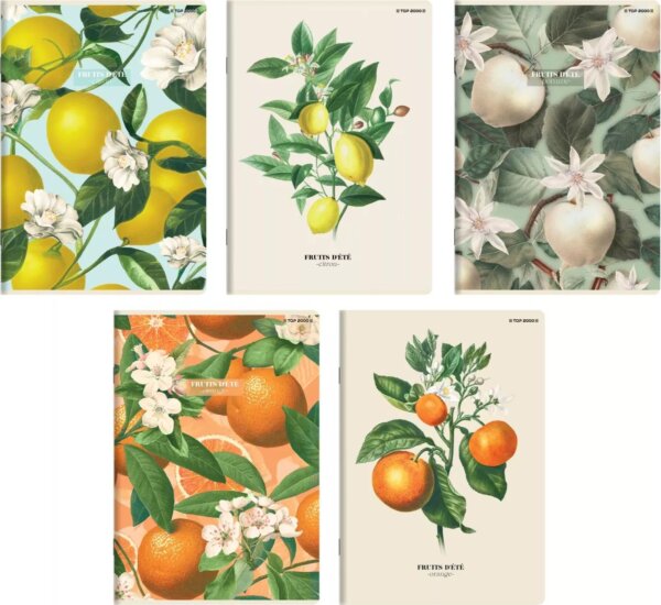 Herlitz Gyümölcs mintás Soft Touch A5 négyzetrácsos füzet - Többféle Herlitz Gyümölcs mintás Soft Touch A5 négyzetrácsos füzet - Többféle