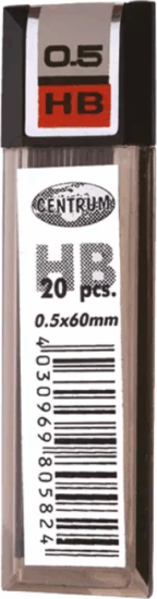 Centrum "HB" irónbetét, 0,5mm - Grafit (20db/csomag)