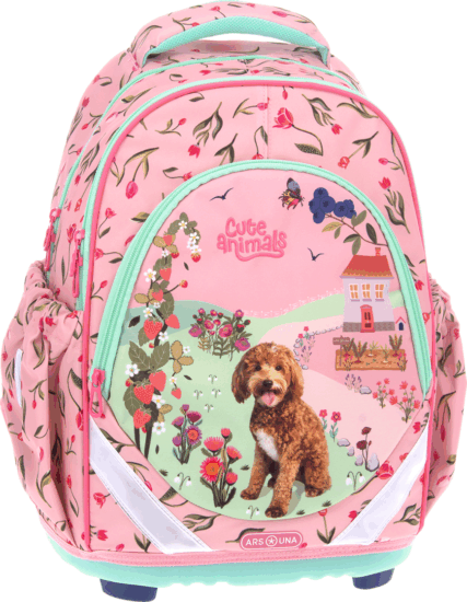 Ars Una Cute Animals Doggie anatómiai iskolatáska - Mintás