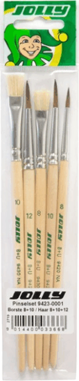 Jolly 5 darabos Ecset készlet 8-12mm