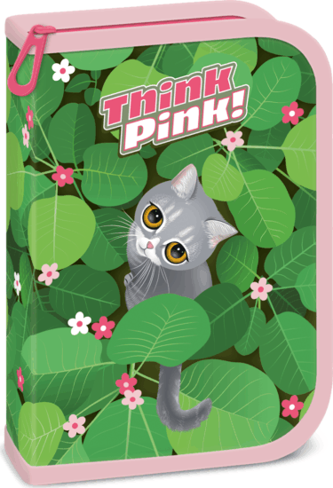 Ars Una Think-Pink töltött tolltartó lányoknak - Mintás
