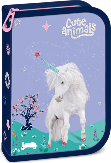 Ars Una Cute Animals Unicorn töltött tolltartó lányoknak - Mintás Ars Una Cute Animals Unicorn töltött tolltartó lányoknak - Mintás