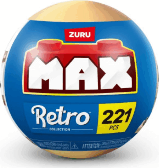 Zuru Toys Max 1. széria építőjáték - Retro tárgyak