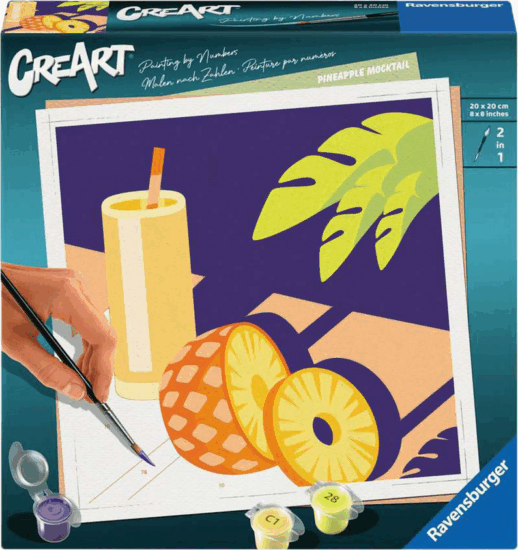 Ravensburger CreArt Ananászos mocktail Számfestő készlet