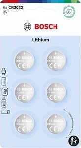 Bosch CR2032B6/00 Lítium gombelem 3.0V (6db /csomag)