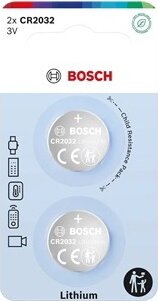 Bosch CR2032B2/00 Lítium gombelem 3.0V (2db /csomag)