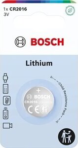 Bosch CR2016B1/00 Lítium gombelem 3.0V (1db /csomag)