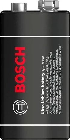 Bosch 6FR61UL1B/00 Litium Laposelem 9V (1db / csomag)