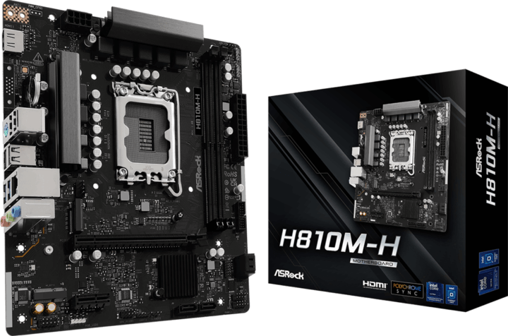 ASRock H810M-H DDR5 intel s1851 MicroATX alaplap ASRock H810M-H DDR5 intel s1851 MicroATX alaplap
