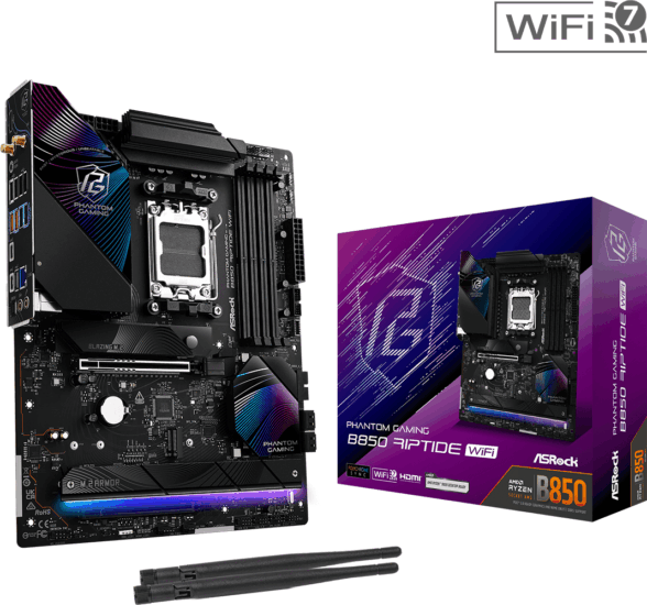 ASRock B850 Phantom Gaming Riptide WiFi DDR5 AMD AM5 ATX Alaplap