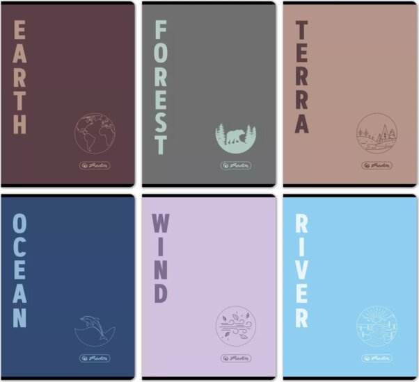 Herlitz Terra A4 sima füzet - Többféle