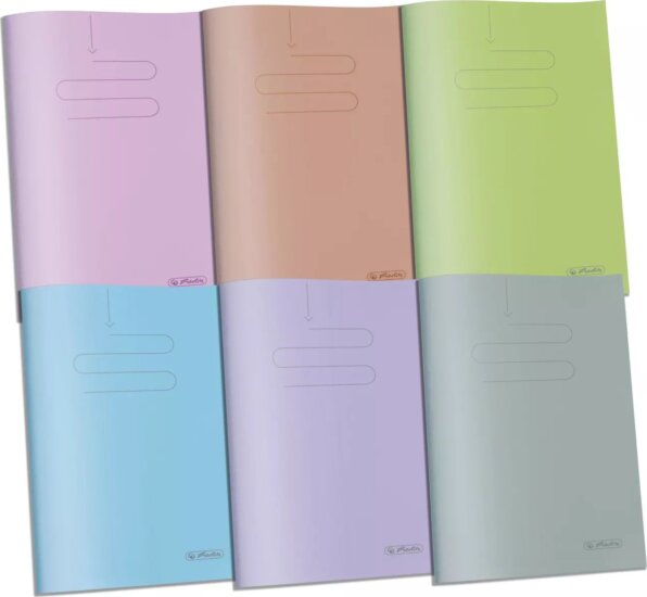 Herlitz Színes 60 lapos A4 négyzetrácsos füzet borítással - Többféle