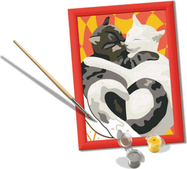 Ravensburger CreArt Kifestő készlet - Cica szerelem Ravensburger CreArt Kifestő készlet - Cica szerelem