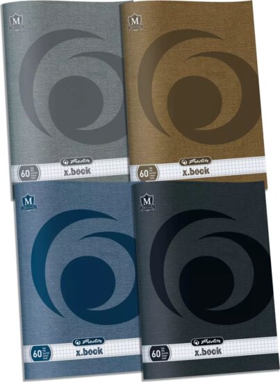 Herlitz Montana 60 lapos A4 négyzetrácsos füzet - Többféle