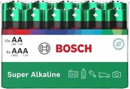 Bosch LR610LR036SAF/00 Super Alkaline Ceruza / Mikro Ceruzaelem AA / AAA ( 10db AA / 6db AA / csomag )