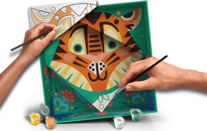 Ravensburger CreArt Do it together Kifestő készlet - Tigris Ravensburger CreArt Do it together Kifestő készlet - Tigris