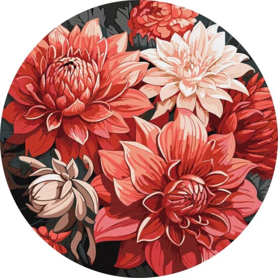 Ideyka Festés számok szerint Ünnepi csokor - 39 cm