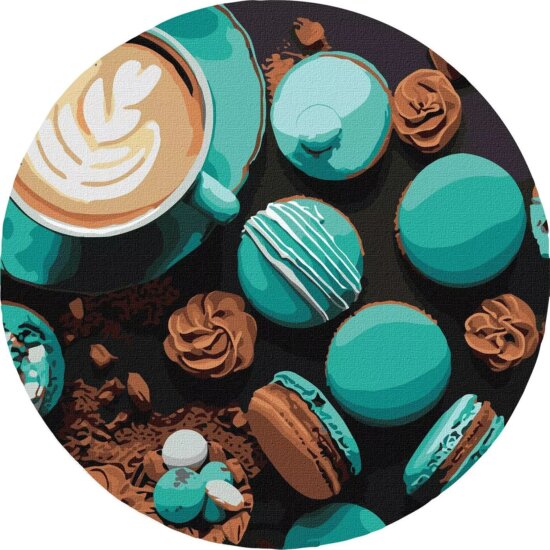 Ideyka Festés számok szerint Csokoládé pillanat - 39 cm