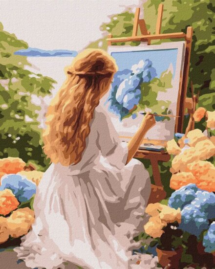 Ideyka Festés számok szerint A művész 40 x 50 cm