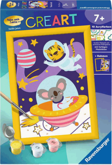 Ravensburger CreArt Kifestő készlet - Állatok az űrben