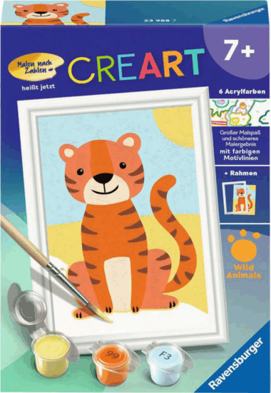 Ravensburger CreArt Kifestő készlet - Kis tigris