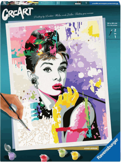 Ravensburger CreArt Premium Kifestő készlet - Audrey Hepburn