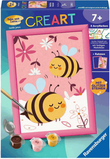 Ravensburger CreArt Kifestő készlet - Aranyos dongók