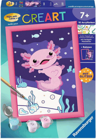 Ravensburger CreArt Kifestő készlet - Axolotl