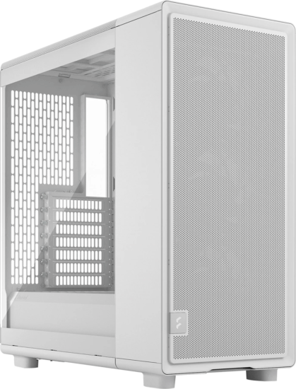 Fractal Design Epoch TG Midi Torony Számítógépház + 3db 120mm ventilátor - Fehér