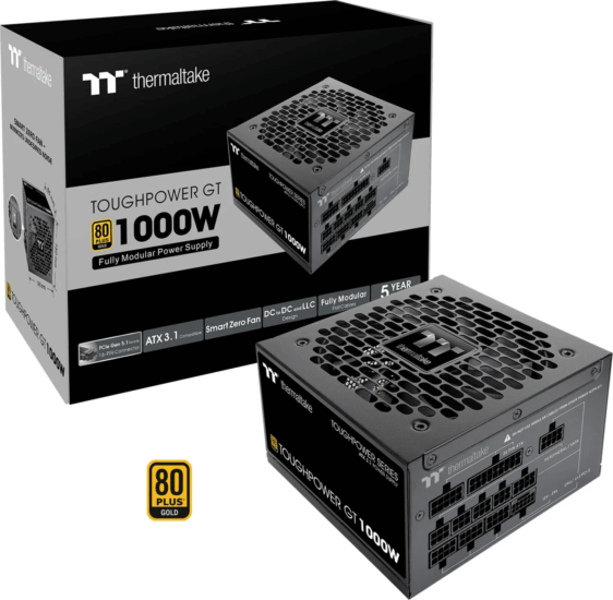 Thermaltake 1000W Toughpower GT 80+ Gold Moduláris Tápegység