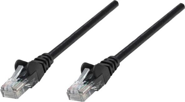 Manhattan UTP Cat6 RJ45 Patch Kábel 0.25m - Fekete