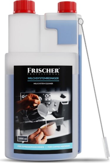 Frischer Kávéfőző tejrendszer tisztító folyadék 1L + ecset