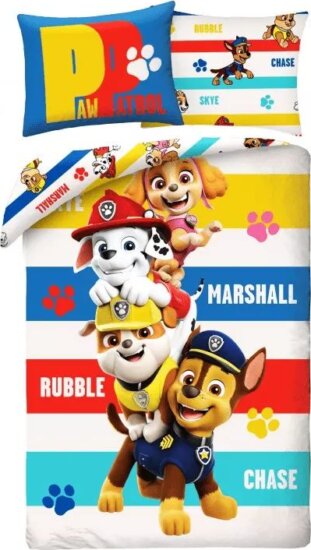 Nickelodeon Mancs őrjárat Kutyasztikus torony pamut ágyneműhuzat garnitúra (140x200cm)