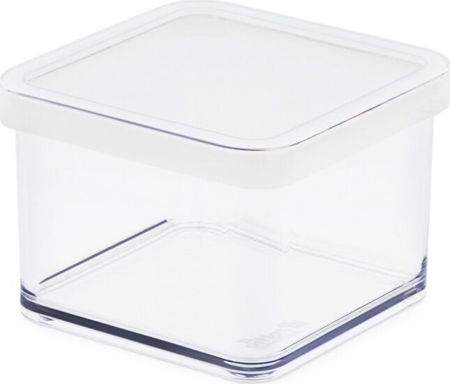 Rotho Loft Ételtároló és rendszerező doboz 0.5L - Átlátszó/Fehér