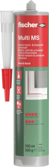 Fischer Multi MS Építőipari ragasztó 290ml - Szürke