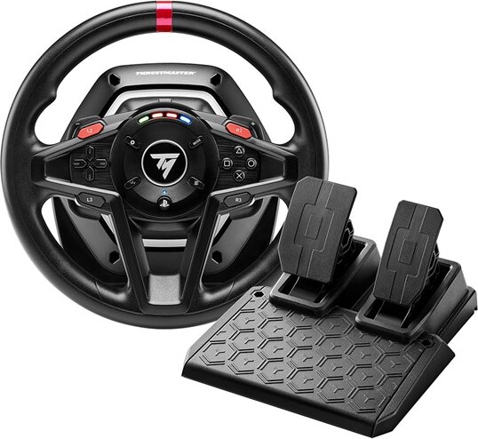 Thrustmaster SimTask Versenykormány + pedál + rögzítőrendszer - Fekete (PS4 / PS5 / PC)