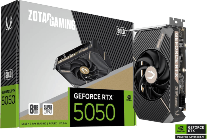 Zotac GeForce RTX 5050 8GB GDDR6 Solo Videókártya