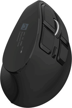 Natec Euphonie Pro Wireless RF + Bluetooth Ergonomikus Egér - Fekete