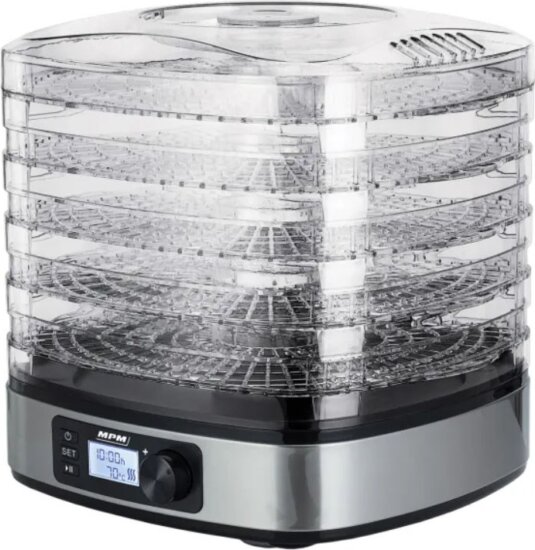 MPM MSG-12 Elektromos 5 Tálcás Aszaló és Szárító 250 Watt - Szürke MPM MSG-12 Elektromos 5 Tálcás Aszaló és Szárító 250 Watt - Szürke