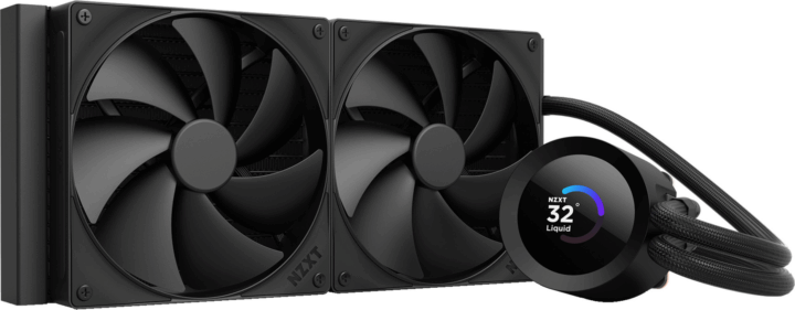 NZXT Kraken Plus 280mm ARGB All In One Univerzális CPU Vízhűtés - Fekete