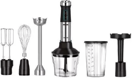 MPM MBL-42M Kézi Mixer Szett Aprítóval 1500 Watt - Fekete