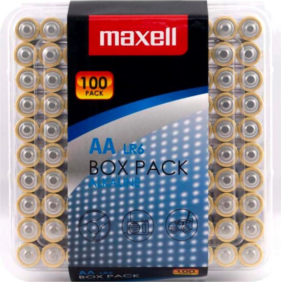 Maxell Alkaline Ceruzaelem AA (100db /csomag) Maxell Alkaline Ceruzaelem AA (100db /csomag)